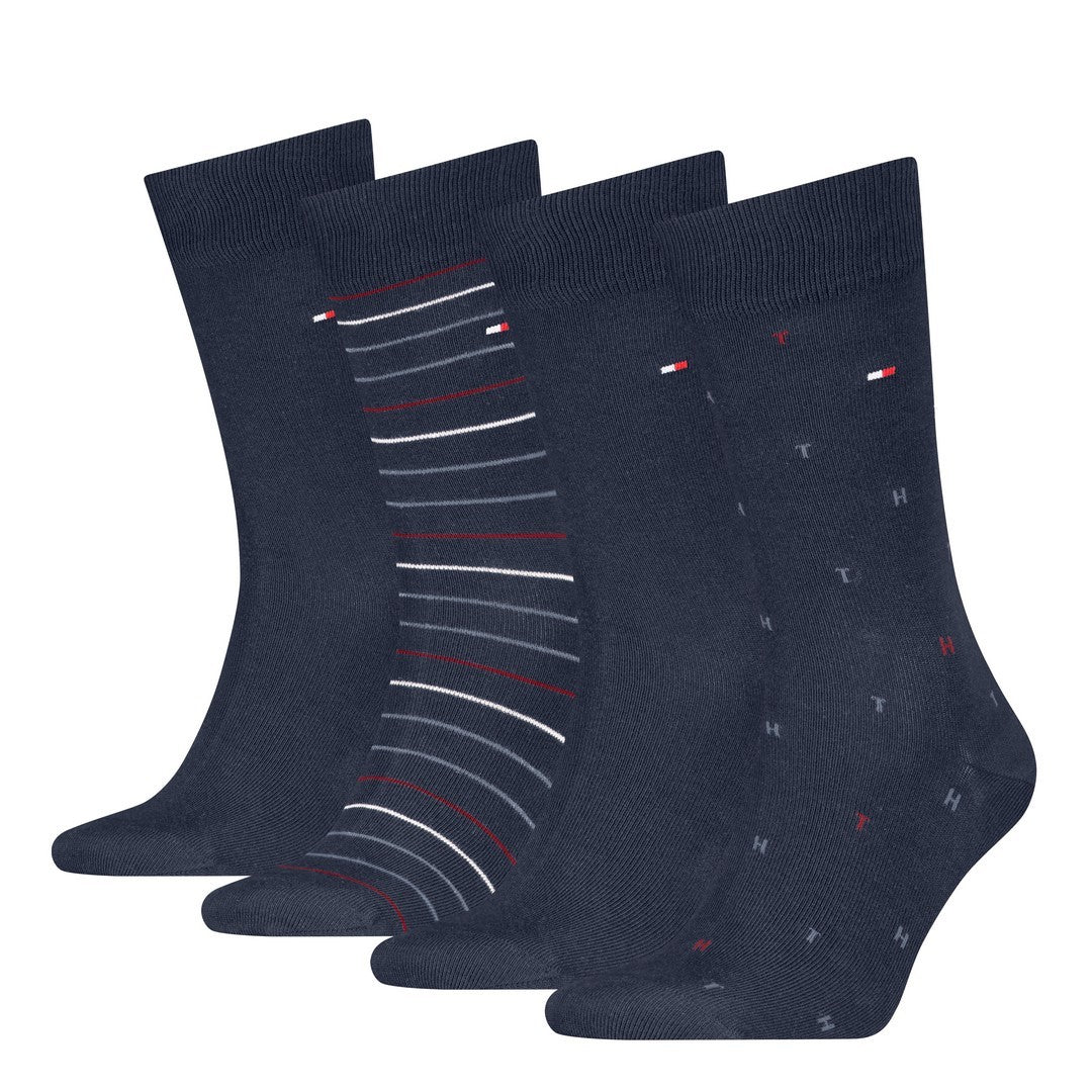 Tommy Hilfiger calze uomo x4 giftbox Blu 701235375 001