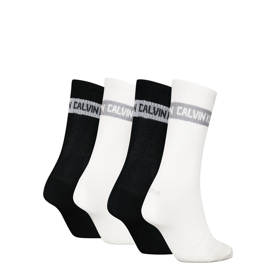 Calvin Klein Calze Donna 4p giftbox stripe 701235385 002