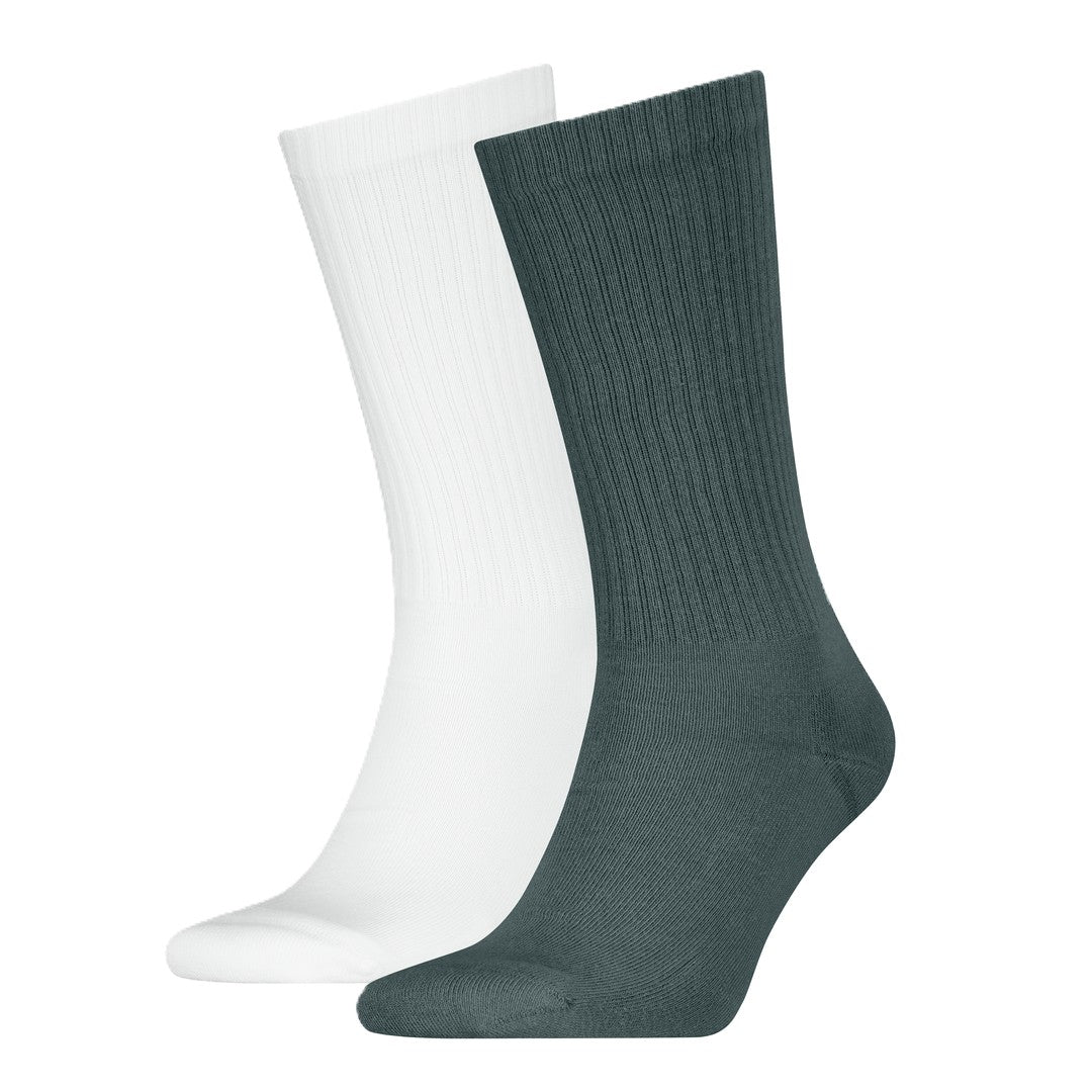 Calvin Klein Uomo Calze Alte Logo Verticale 701235977 003