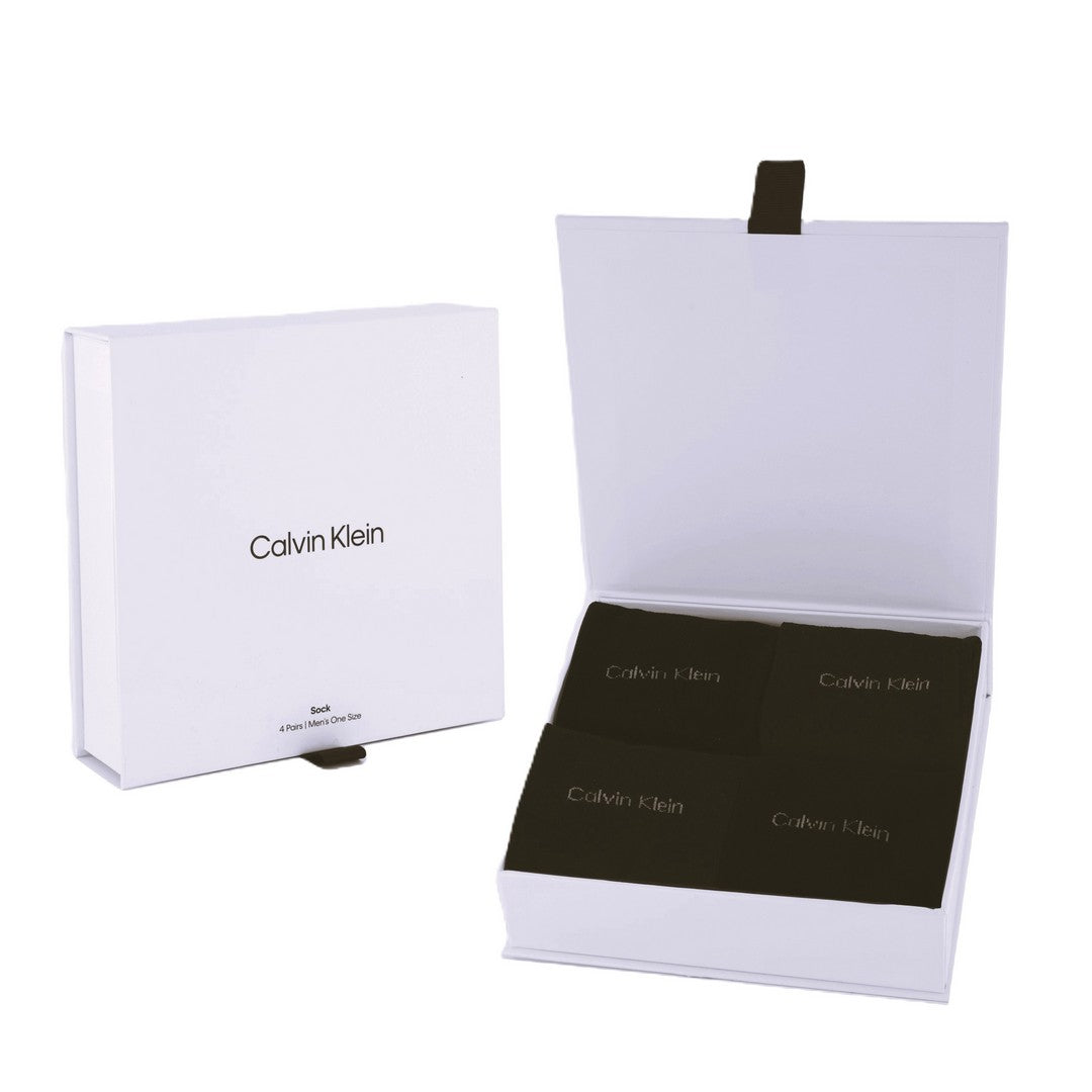Calvin Klein Calze Uomo Giftbox 4 Paia in Caldo Cotone 701235979 001