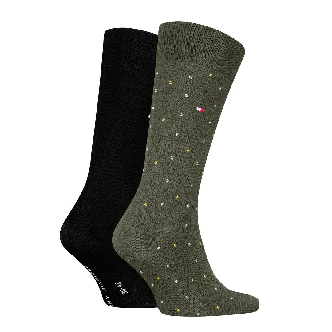 Tommy Hilfiger Uomo 2P Calze Eleganti Structure Dot 701236311 004