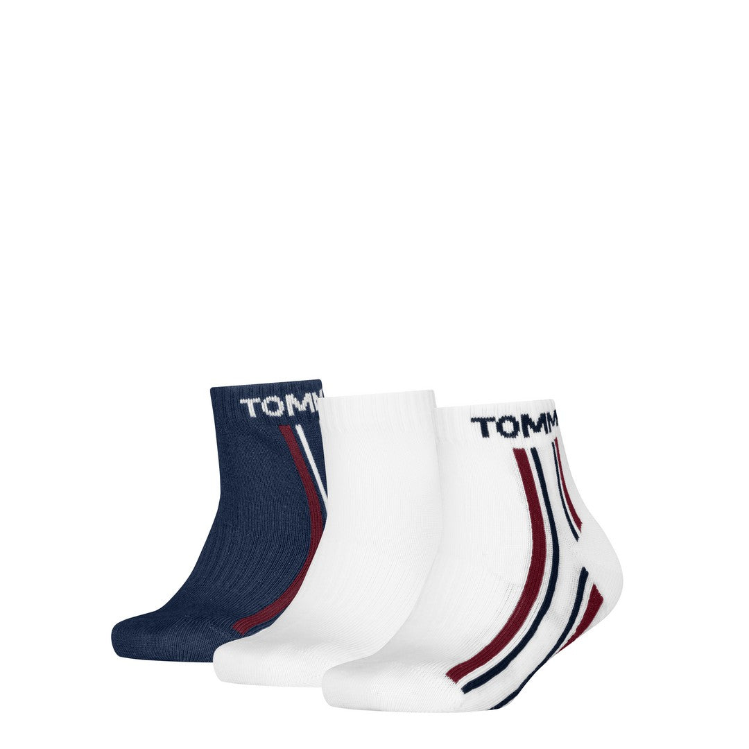 Tommy Hilfiger Kids Calze 3P Quarter Stripe 701236332 001