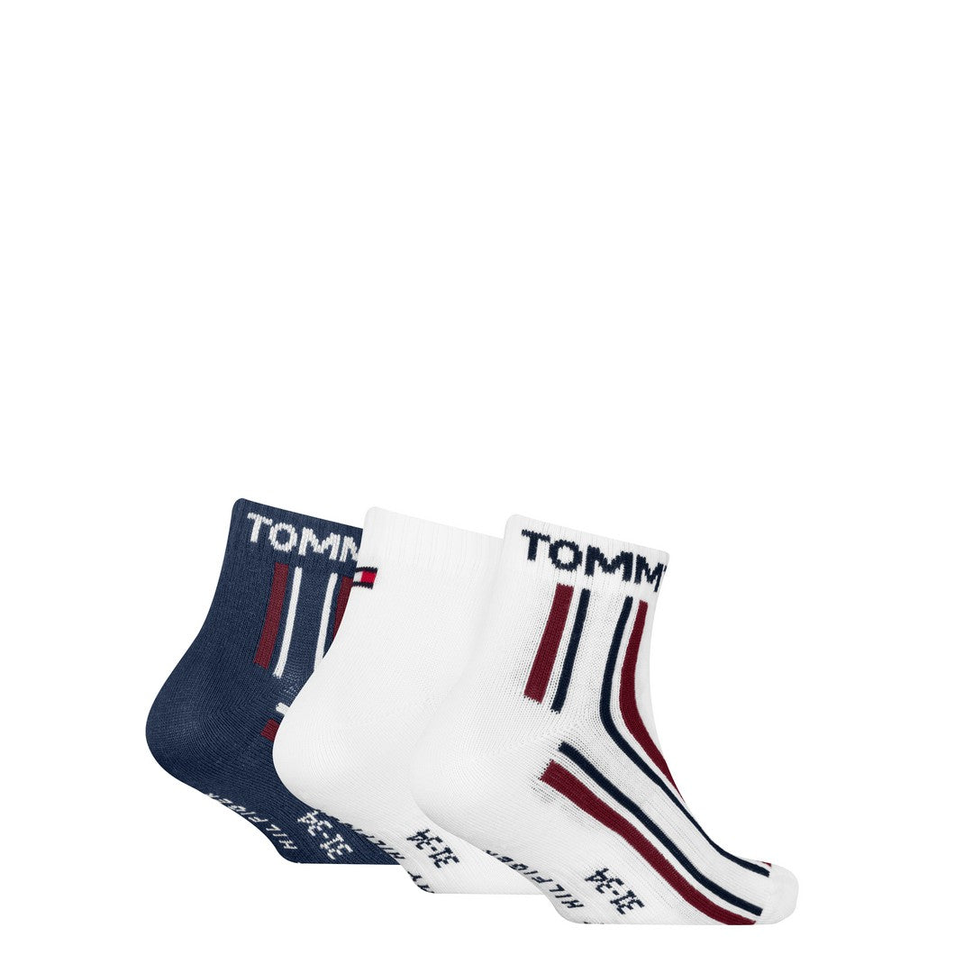 Tommy Hilfiger Kids Calze 3P Quarter Stripe 701236332 001