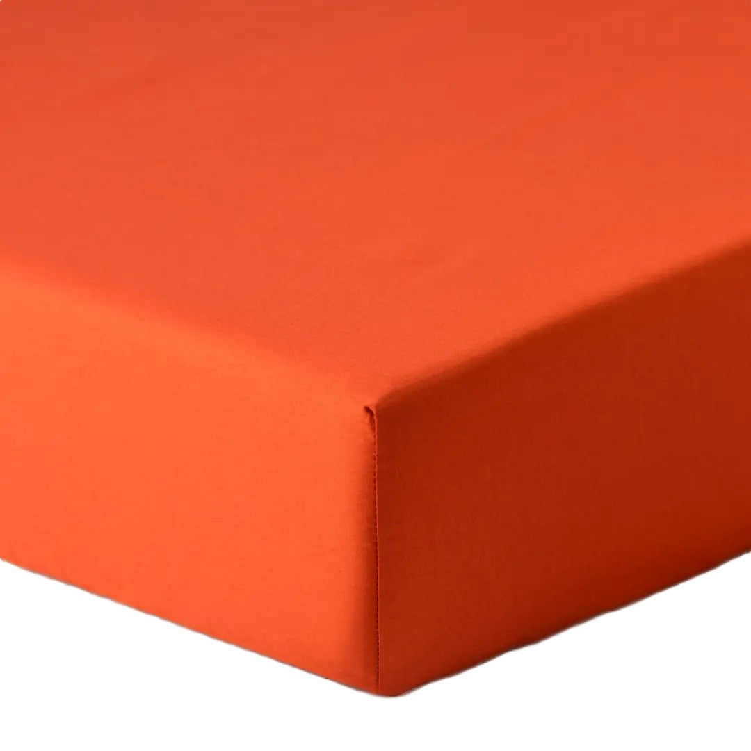 Reevèr Charme Completo Lenzuola Matrimoniale Raso di cotone Zucca-LN0259 5501