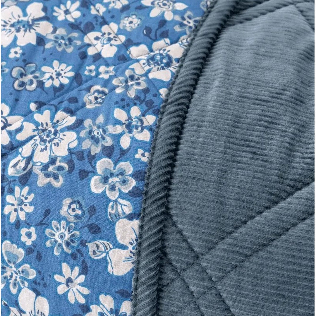 Riviera Coperta Double Matrimoniale in Velluto e Cotone Stampato LE0424 0401