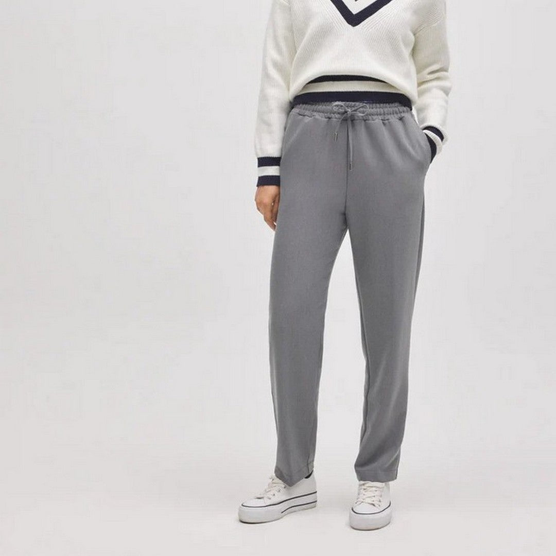 Ysabel Mora Donna Pantalone Gris Jaspeado - 70455