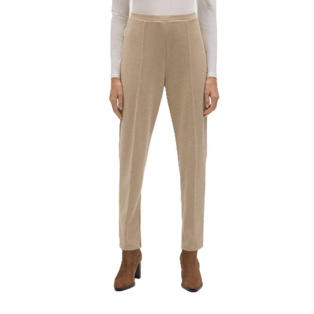 Ysabel Mora Donna Pantalone Almond Effetto Velluto - 70684