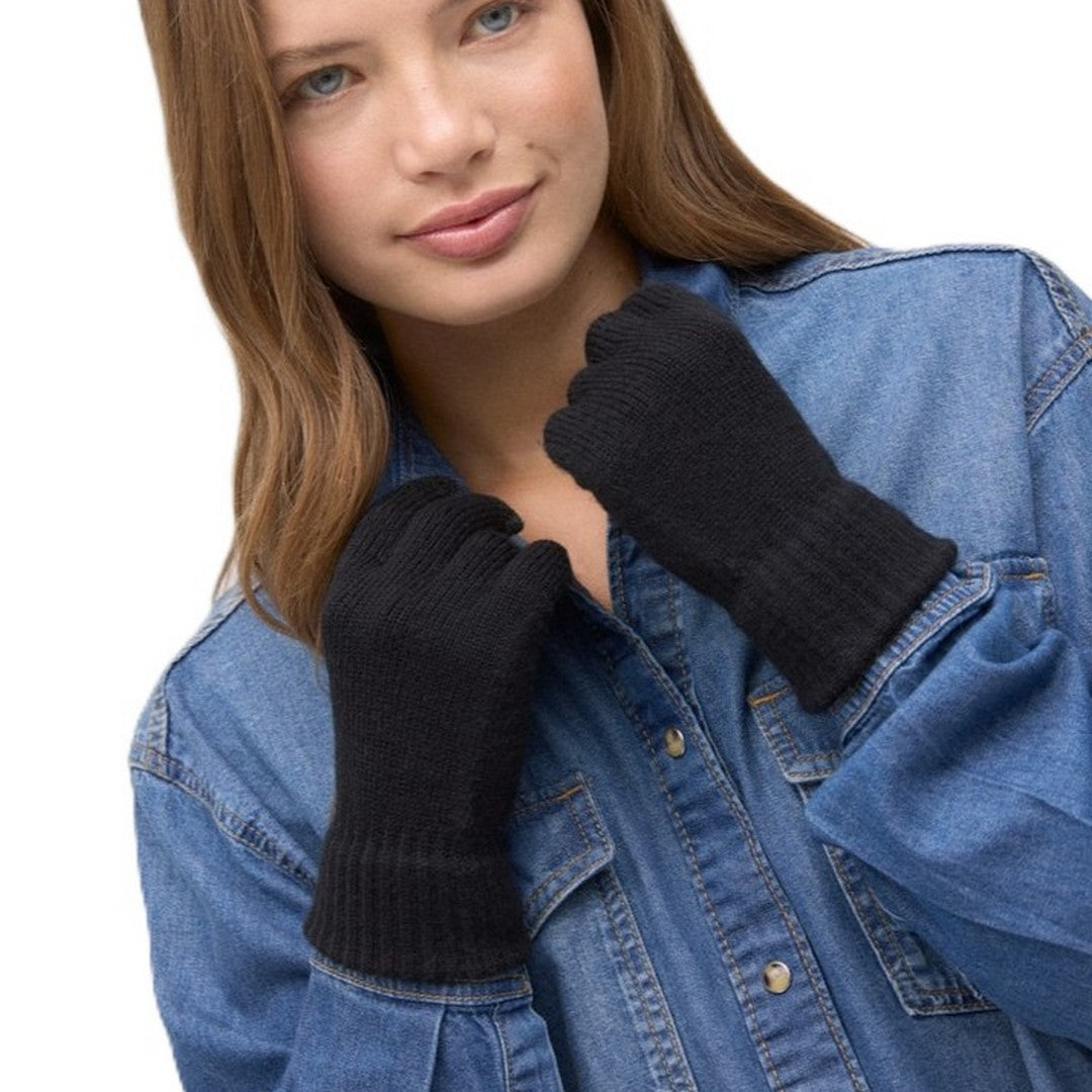 Ysabel Mora Donna Guanti Touch Nero - 70695