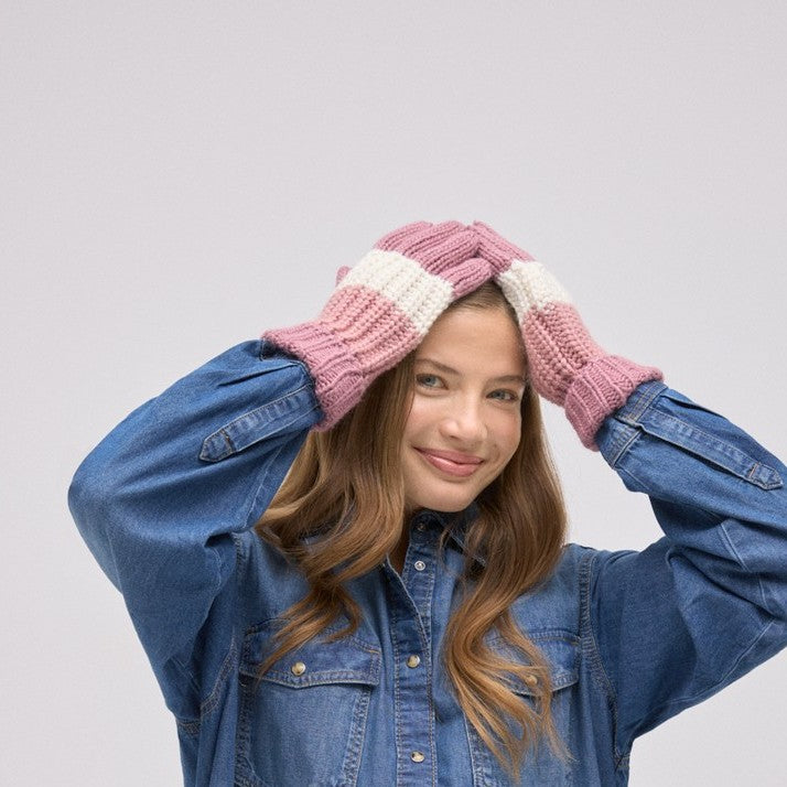 Ysabel Mora Donna Guanti a Righe - 70696