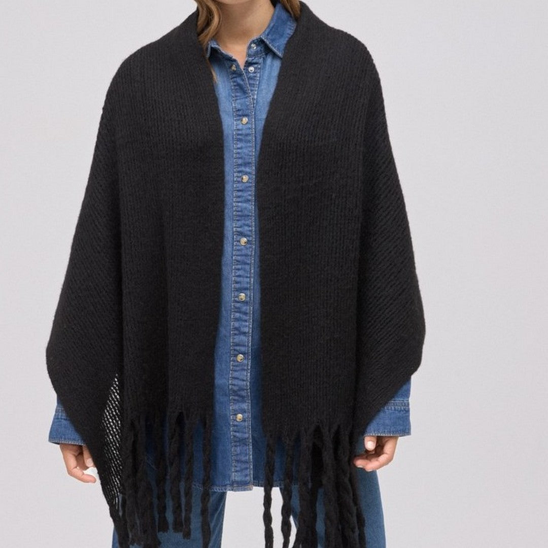 Ysabel Mora Donna Pashmina Nero - 70698