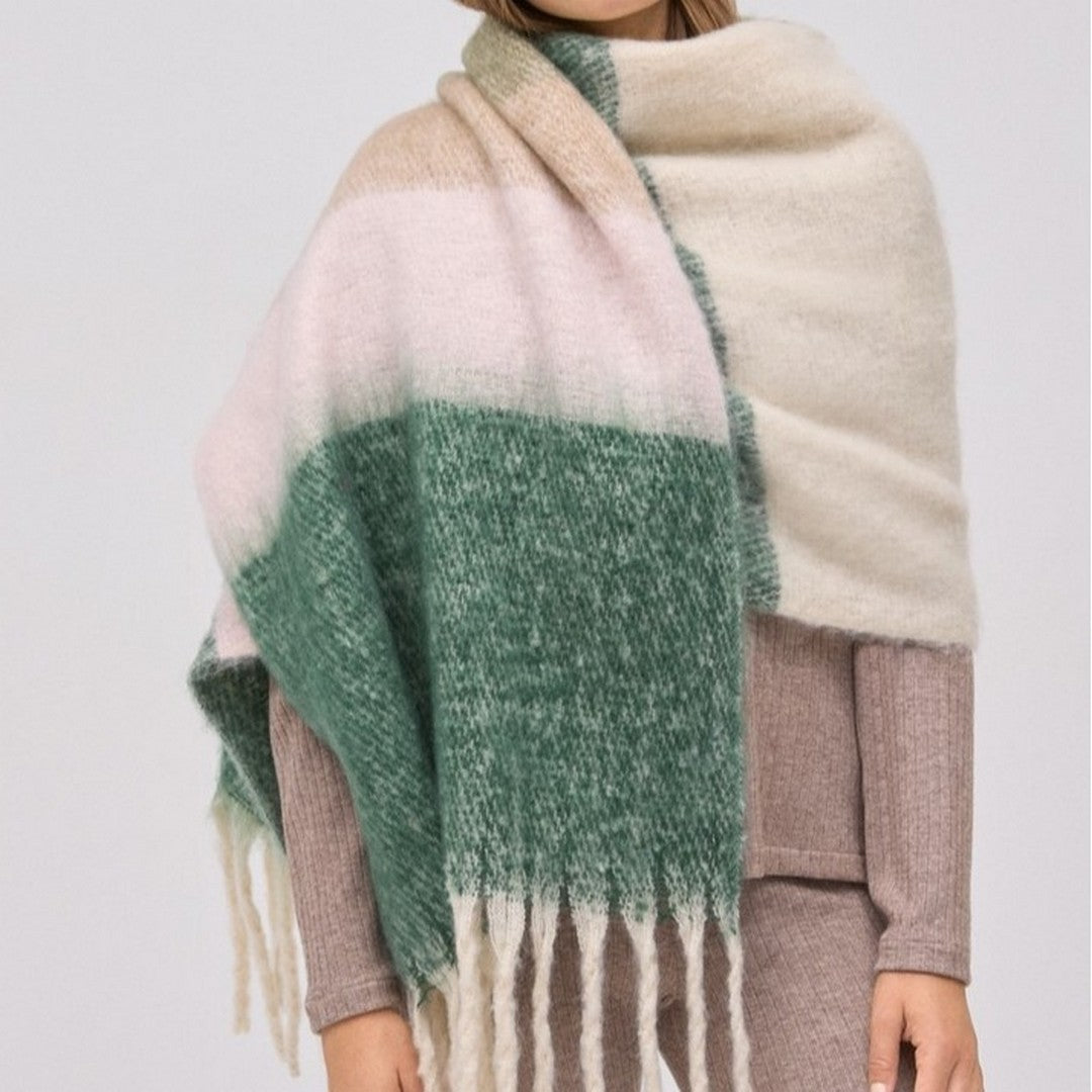 Ysabel Mora Donna Pashmina a Righe 70700