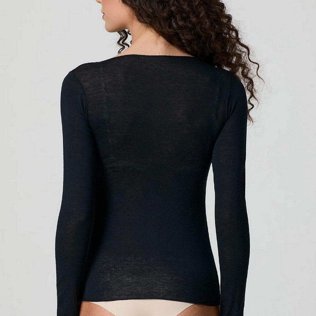 Jadea Donna Maglia scollo a barca con cashmere