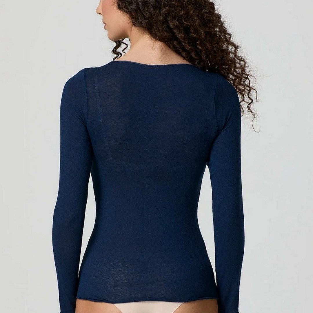 Jadea Donna Maglia scollo a barca con cashmere