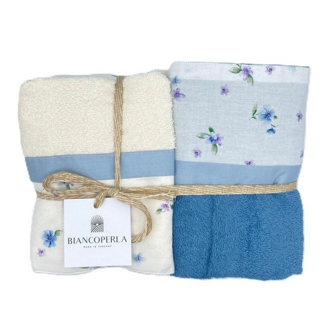 Biancoperla Set spugna 4 pezzi 2 Viso + 2 Ospite