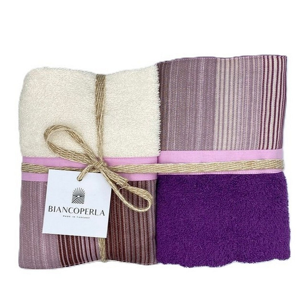 Biancoperla Set spugna 4 pezzi 2 Viso + 2 Ospite