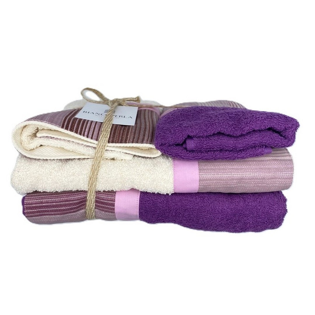 Biancoperla Set spugna 4 pezzi 2 Viso + 2 Ospite