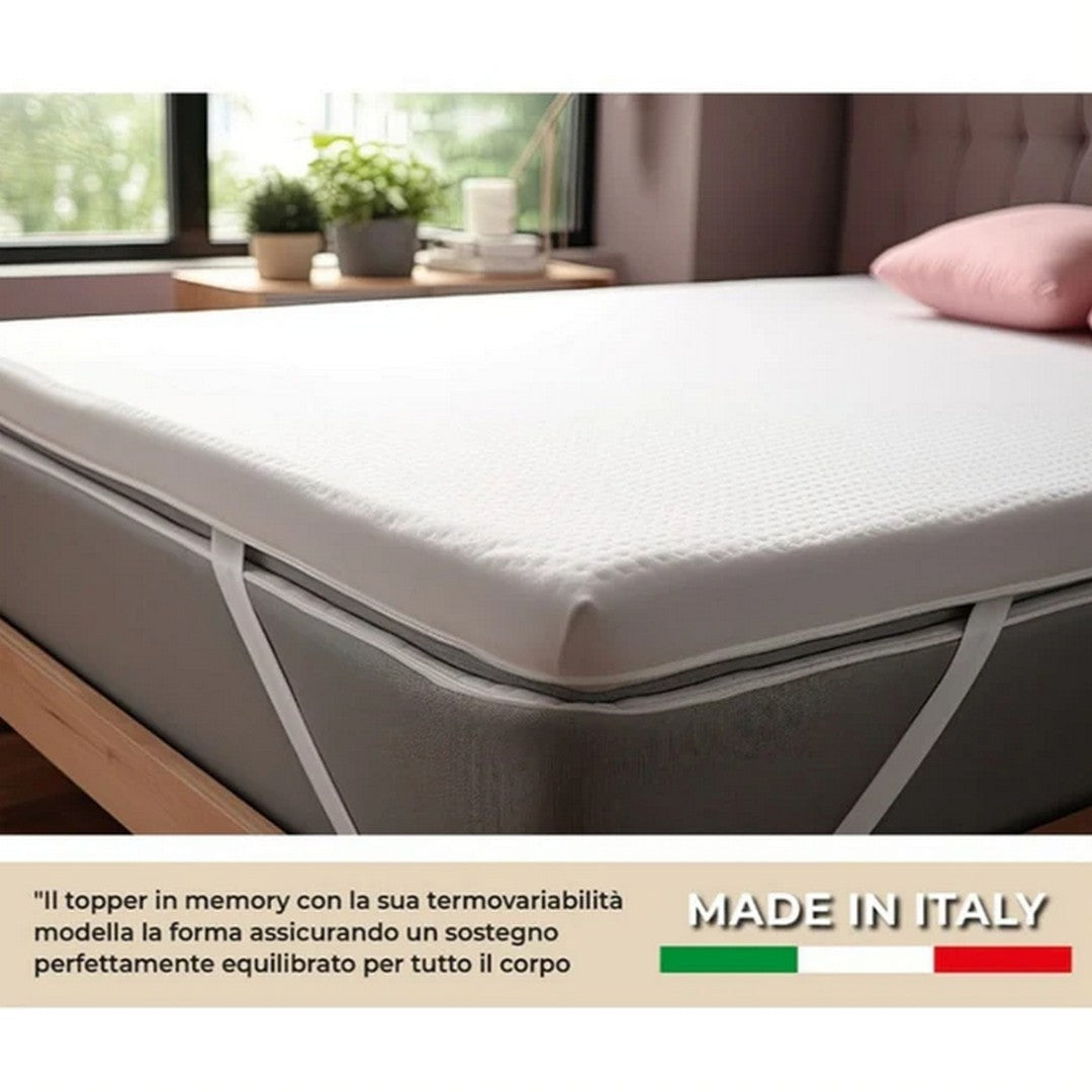 Malika Topper Memory Foam Matrimoniale 160x190 cm