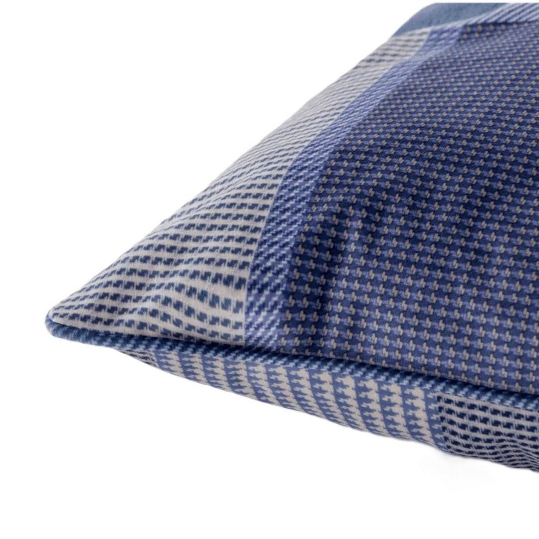 Riviera Cuscino Arredo in Velluto Castiglione Blu 50x50