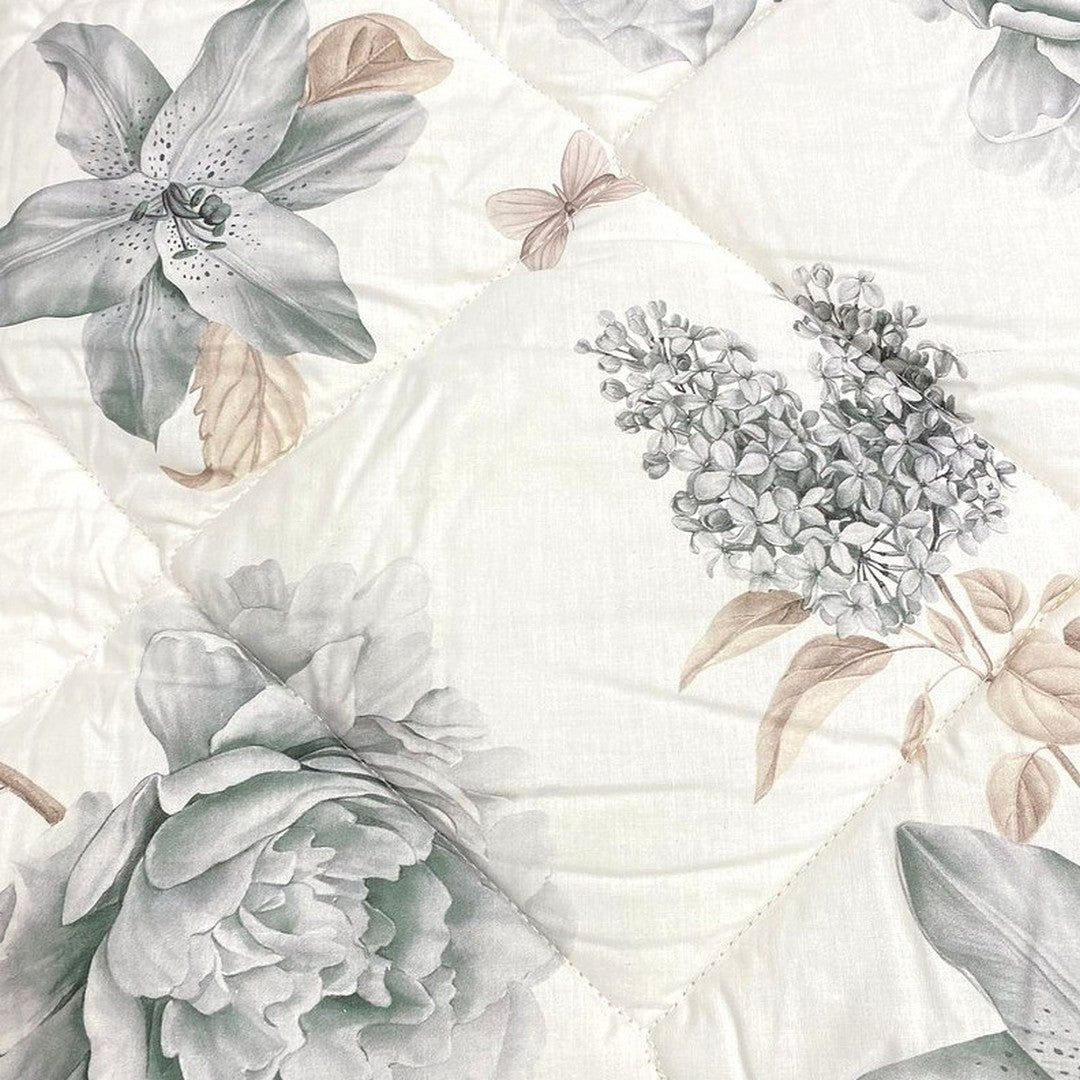 Botticelli Home Trapunta Matrimoniale in Cotone Stampato