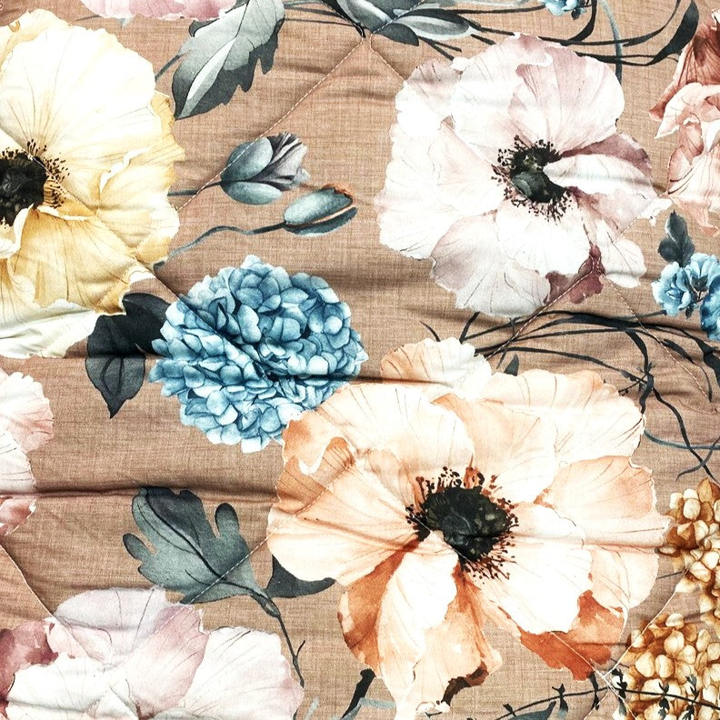 Botticelli Home Trapunta Matrimoniale in Cotone Stampato