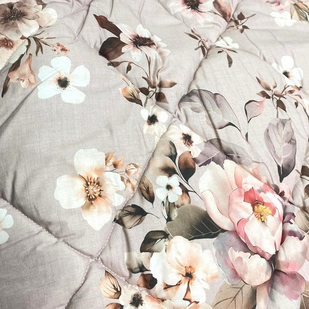 Botticelli Home Trapunta Matrimoniale in Cotone Stampato