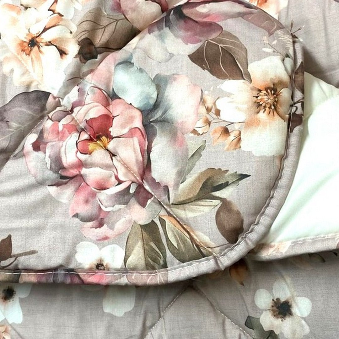 Botticelli Home Trapunta Matrimoniale in Cotone Stampato