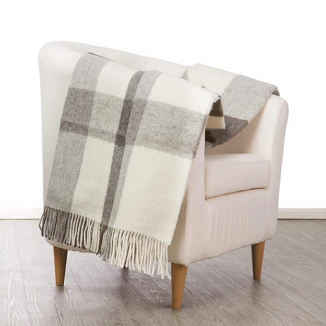 Lanerossi Plaid 100% lana Lanerossi Iseo Check Fantasia Scozzese 130x170