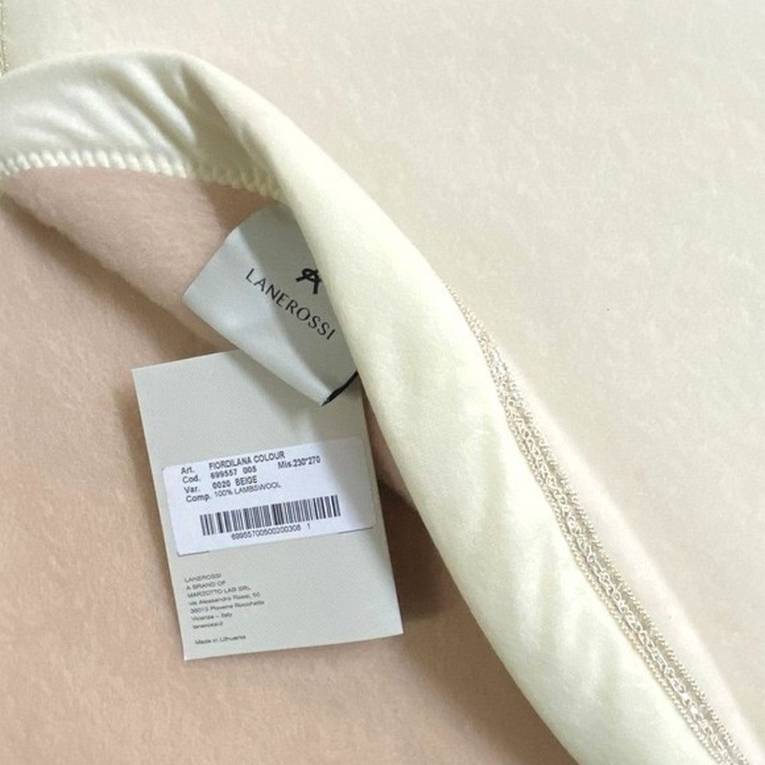 Lanerossi Coperta 100% Pura Lana Vergine Lanerossi Fiordilana 230x270