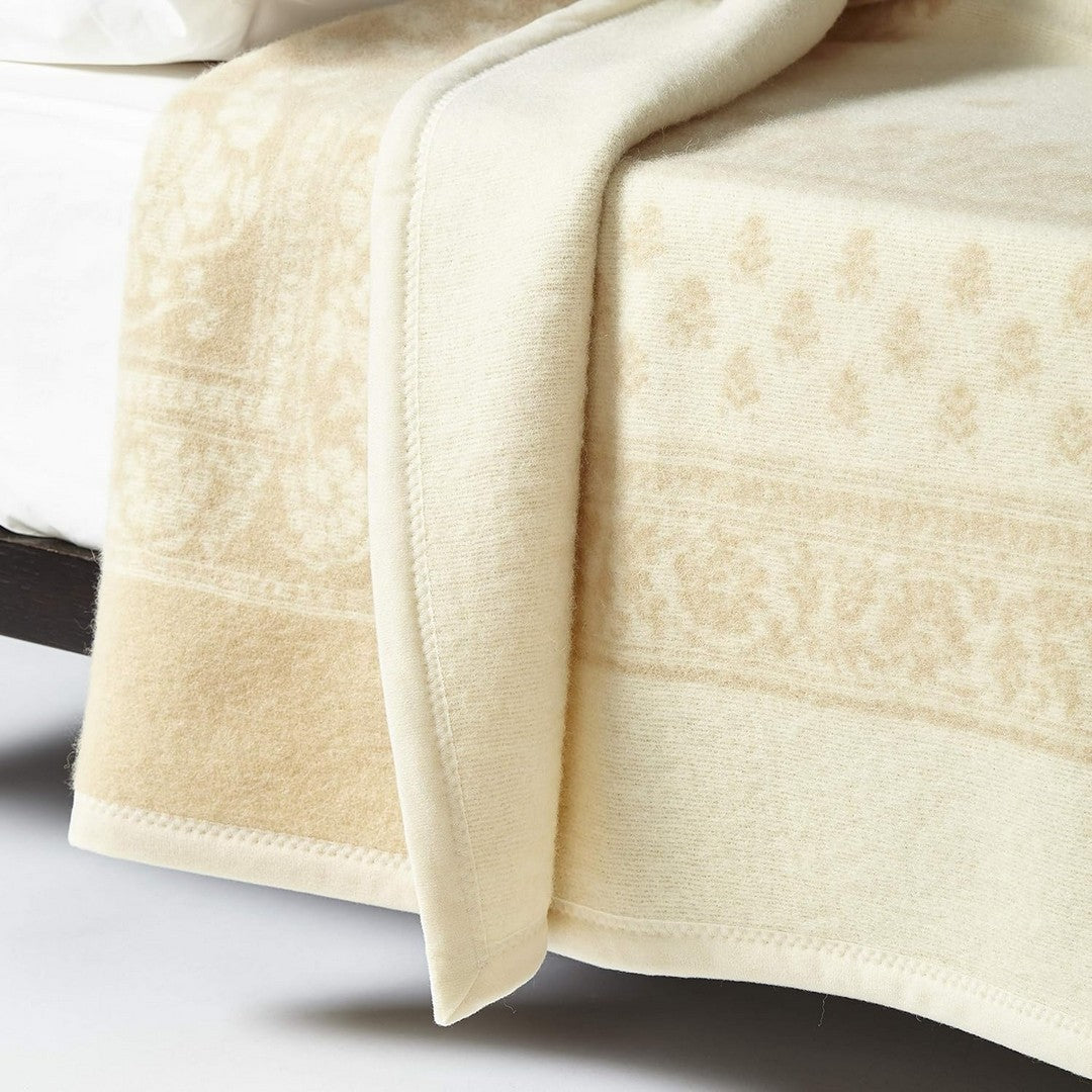 Lanerossi Coperta 100% Pura Lana Vergine Lanerossi Provenzale 210x180