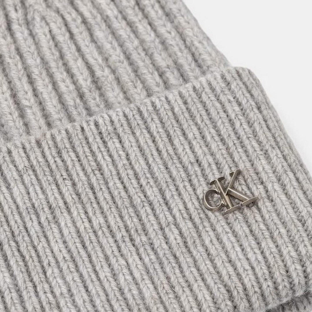 Calvin Klein Cappello Uomo Donna CK Metal  in Lana LV04D8032G P79