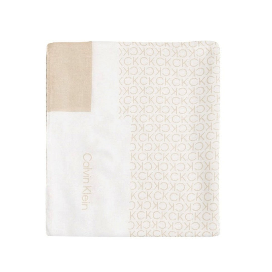 Calvin Klein Foulard Donna Geominimal Logo All Over K60K612706 PBP 130x130