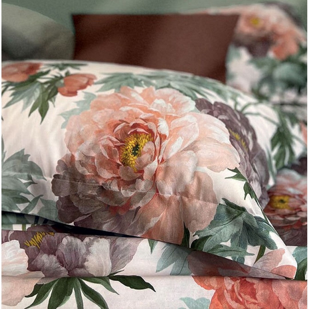 Dondi Home Notti Blu Completo lenzuola matrimoniale in raso di cotone 200 TC