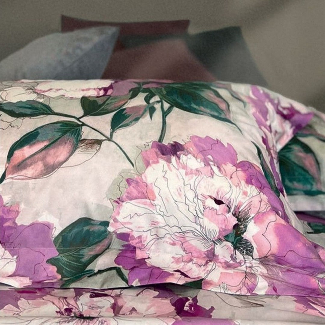 Dondi Home Notti Blu Completo lenzuola matrimoniale in raso di cotone 200 TC