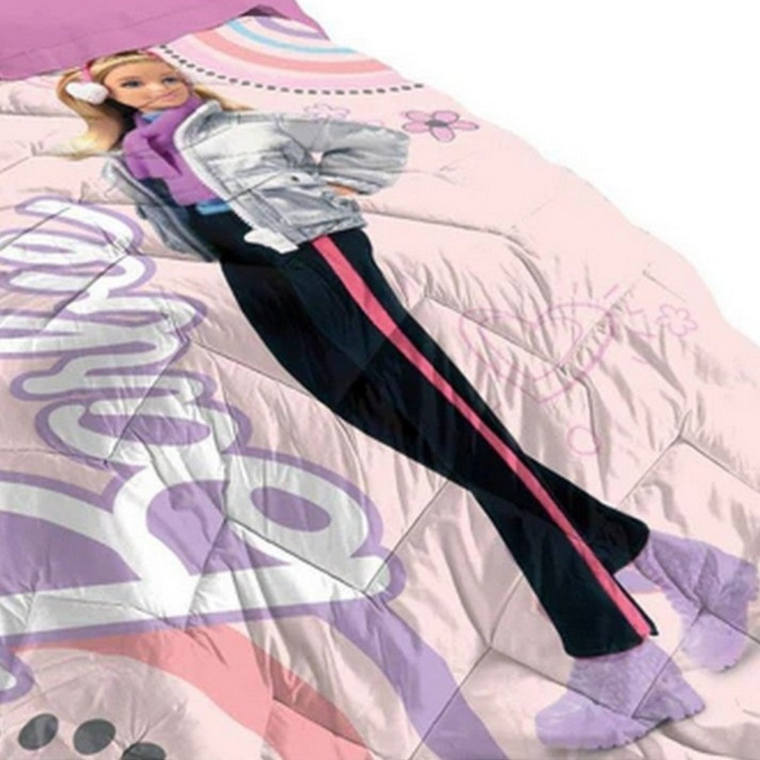 Trapunta Lettino Singolo Stampa Barbie
