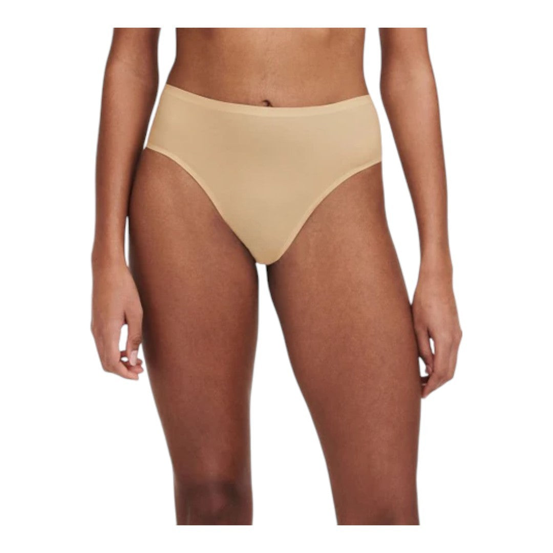 Chantelle Slip Donna Stretch Hi Cut Brief Sgambata Beige - 1067-0WU