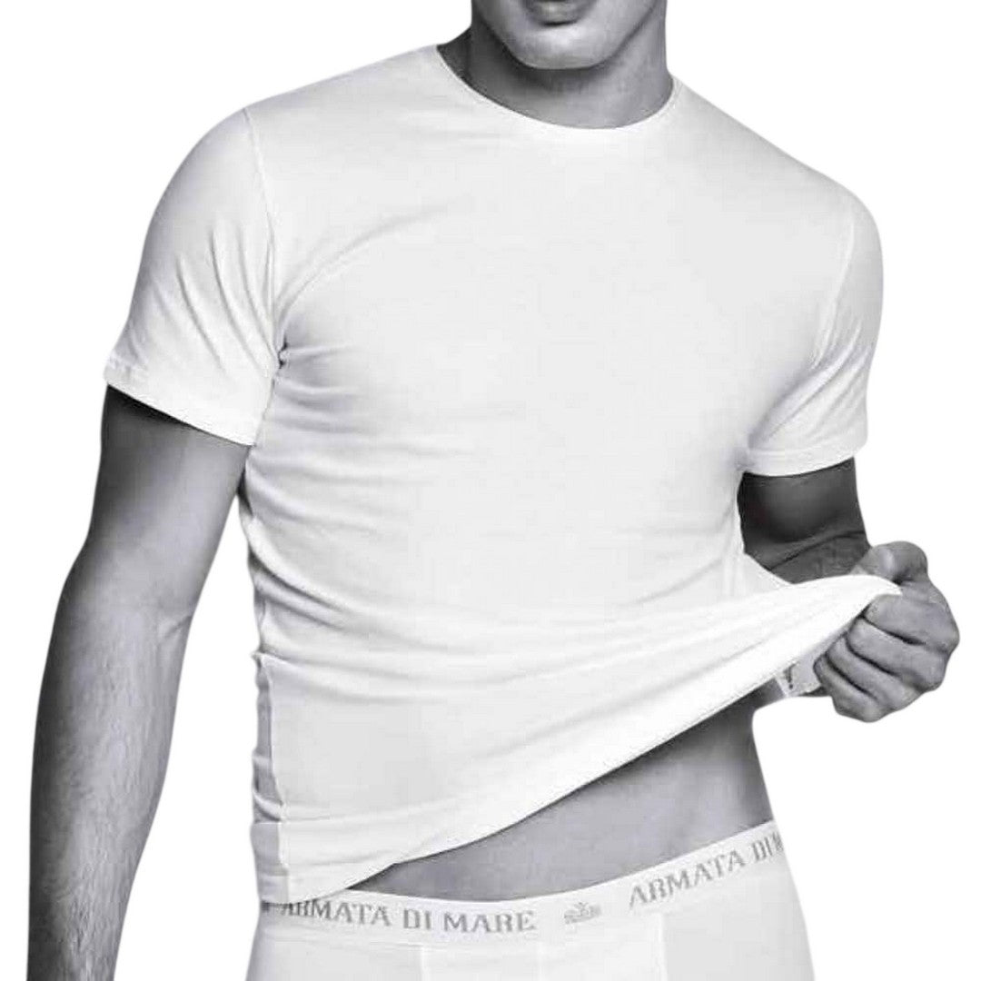 Armata di Mare Maglia Uomo Mezza Manica in Cotone Elasticizzato GT108