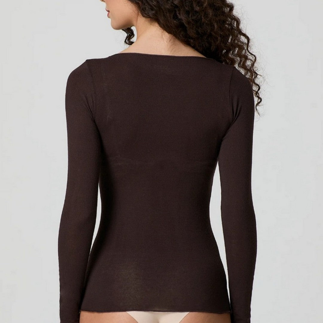 Jadea Donna Maglia scollo a barca con cashmere