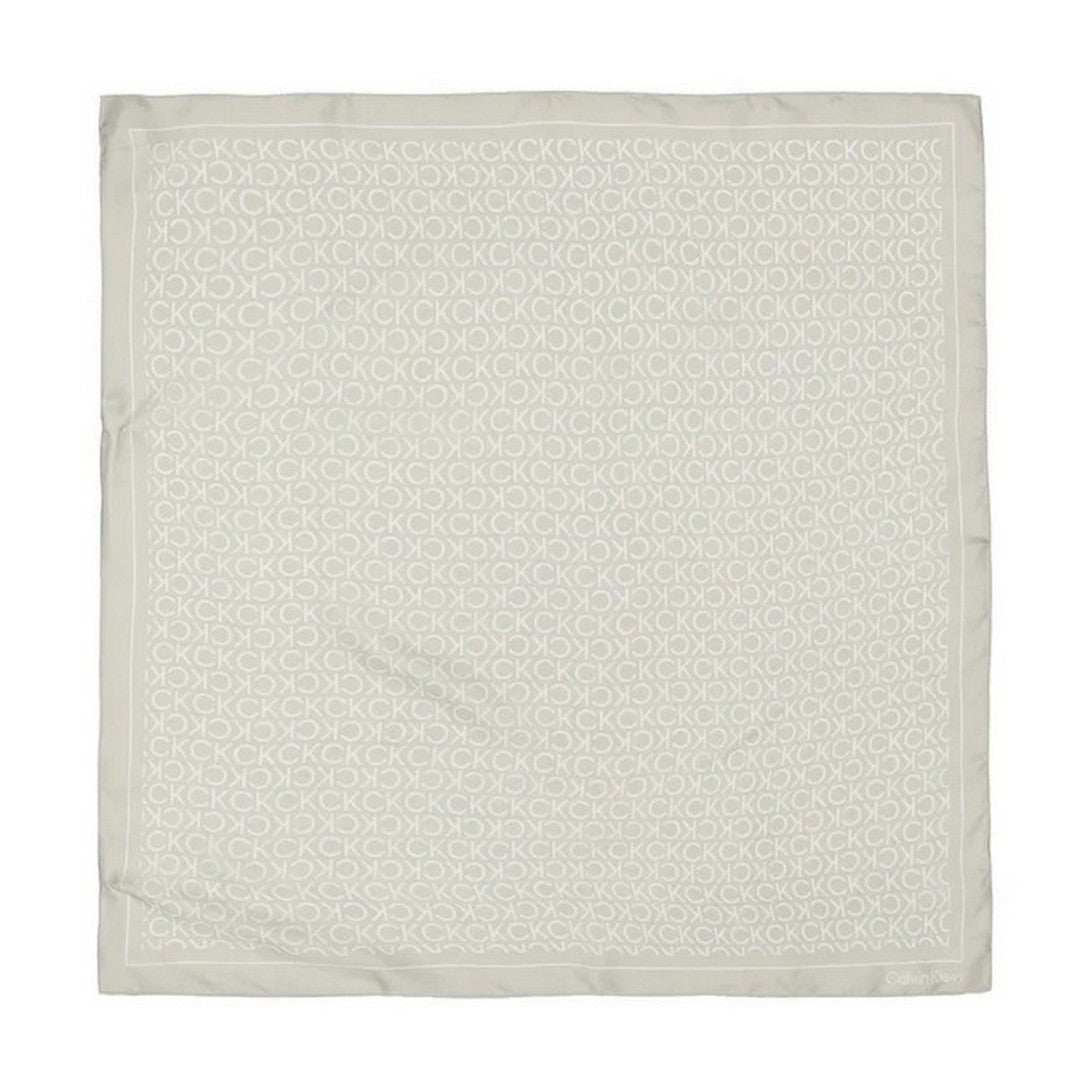 Calvin Klein Foulard Donna Monogram Allover 100% Seta - K60K611413 PEA