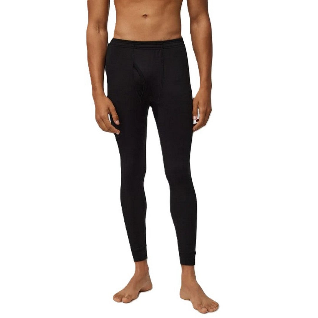 Thermajohn Pantaloni Termici Uomo – Intimo Invernale In Pile, Nero, L – Per Sci, Lavoro Outdoor E Pigiama