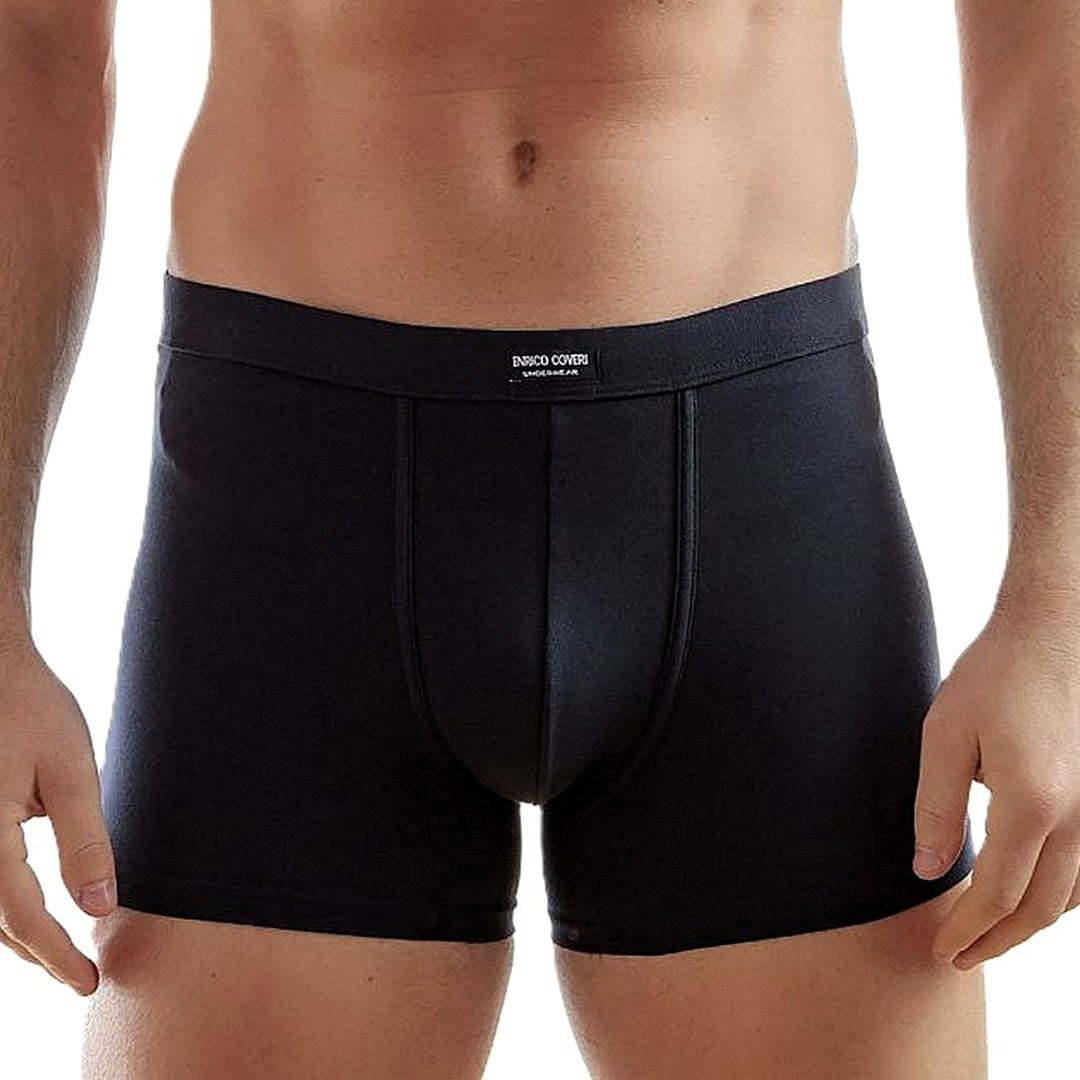 Enrico Coveri Boxer Uomo cotone elasticizzato con elastico ricoperto