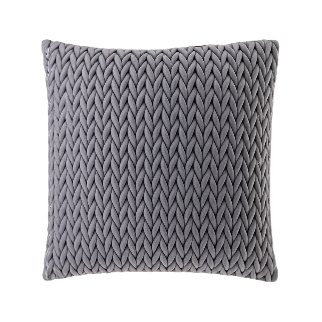 Linea Oro Fodera per Cuscino Arredo in Velluto Intreccio 50x50