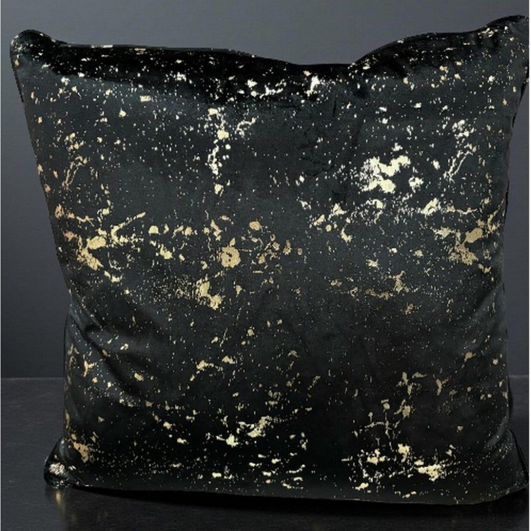 Linea Oro Fodera per Cuscino Arredo in Velluto Dubai 50x50