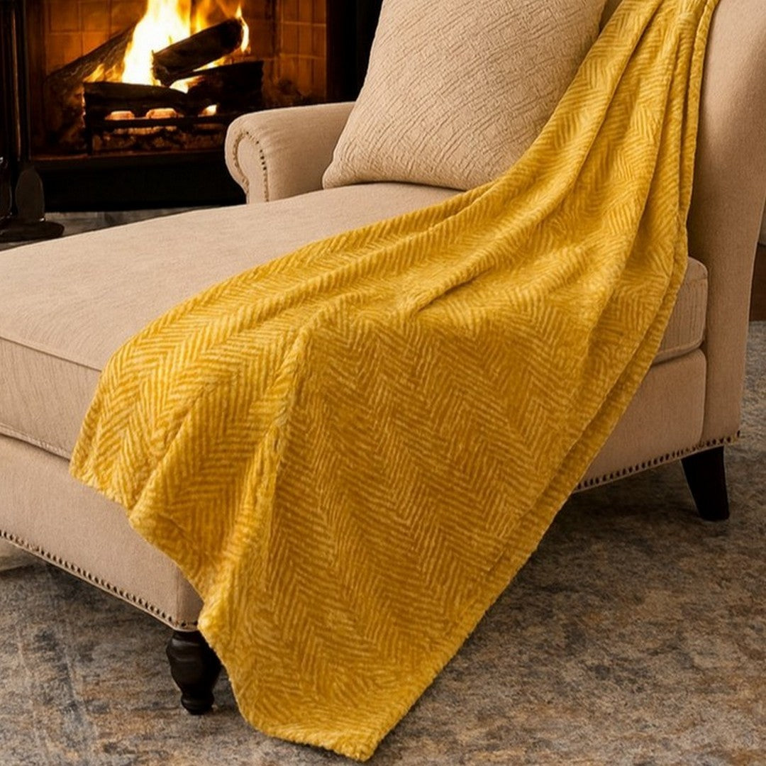 Riviera Plaid in ecopelliccia con texture zig zag