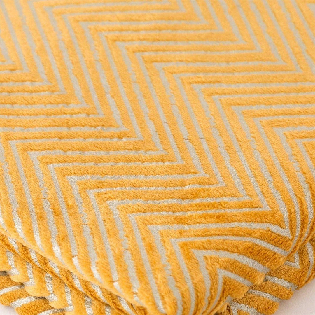 Riviera Plaid in ecopelliccia con texture zig zag