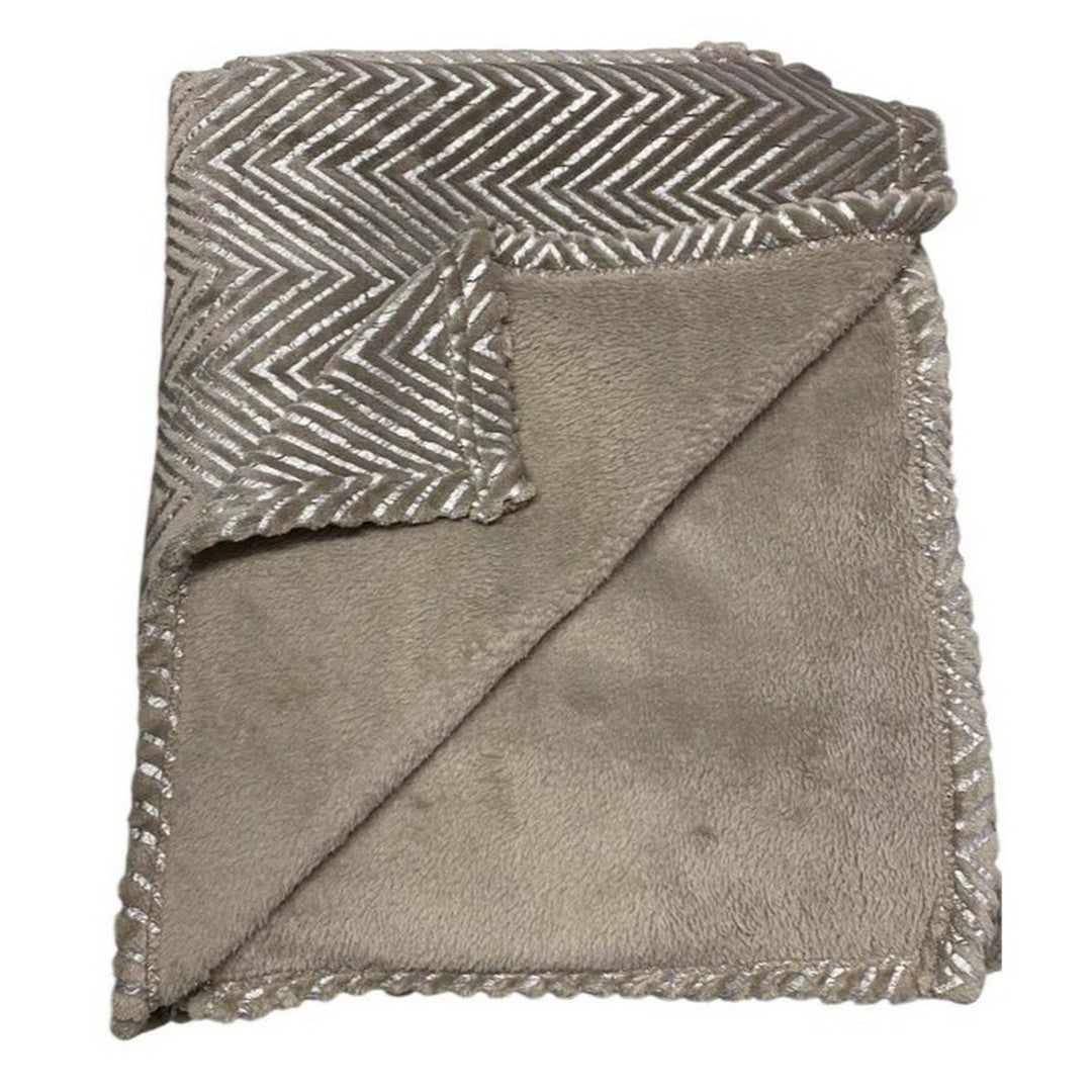 Riviera Plaid in ecopelliccia con texture zig zag