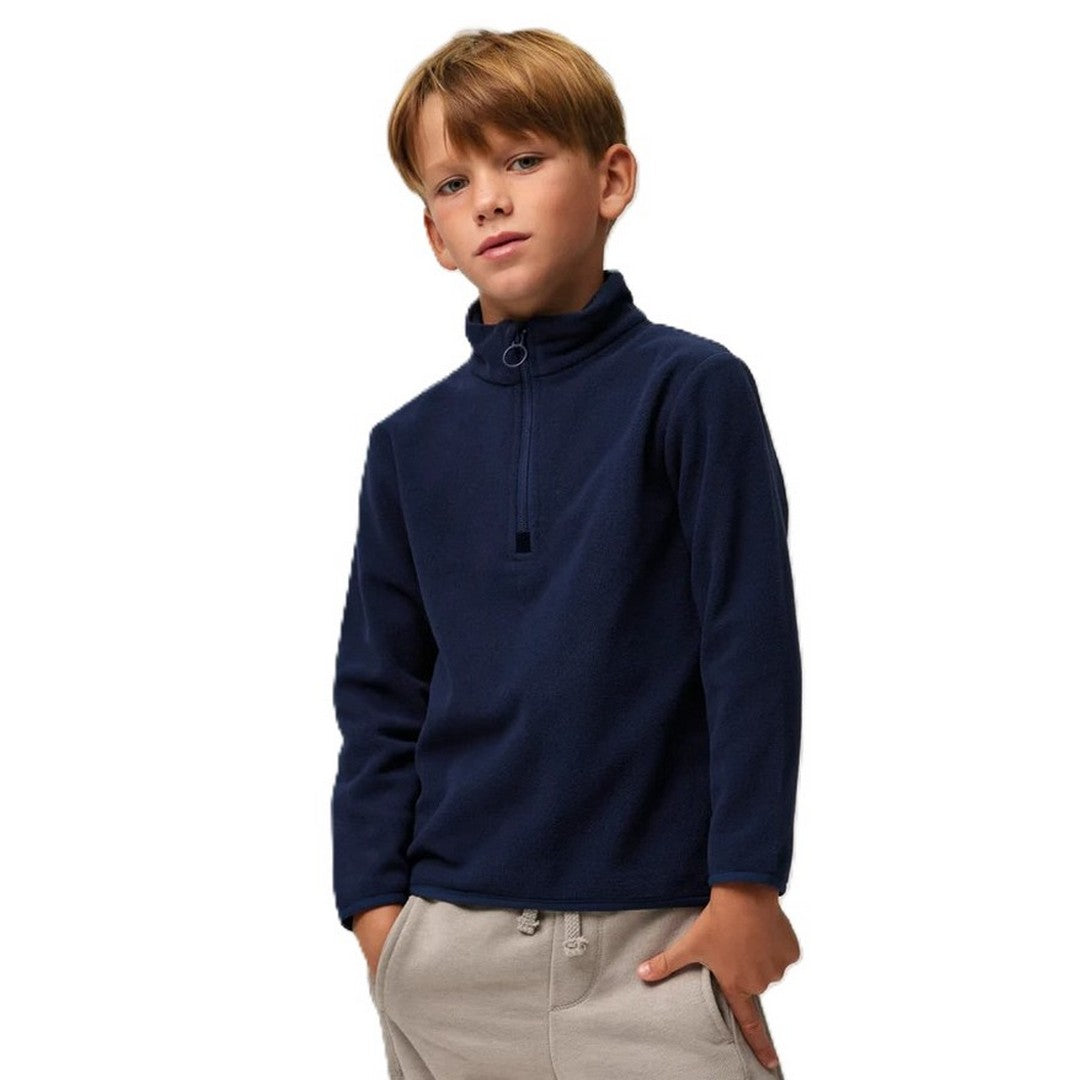 Ysabel Mora Giacca In Pile Maniche Lunghe con mezza zip Bambina/o