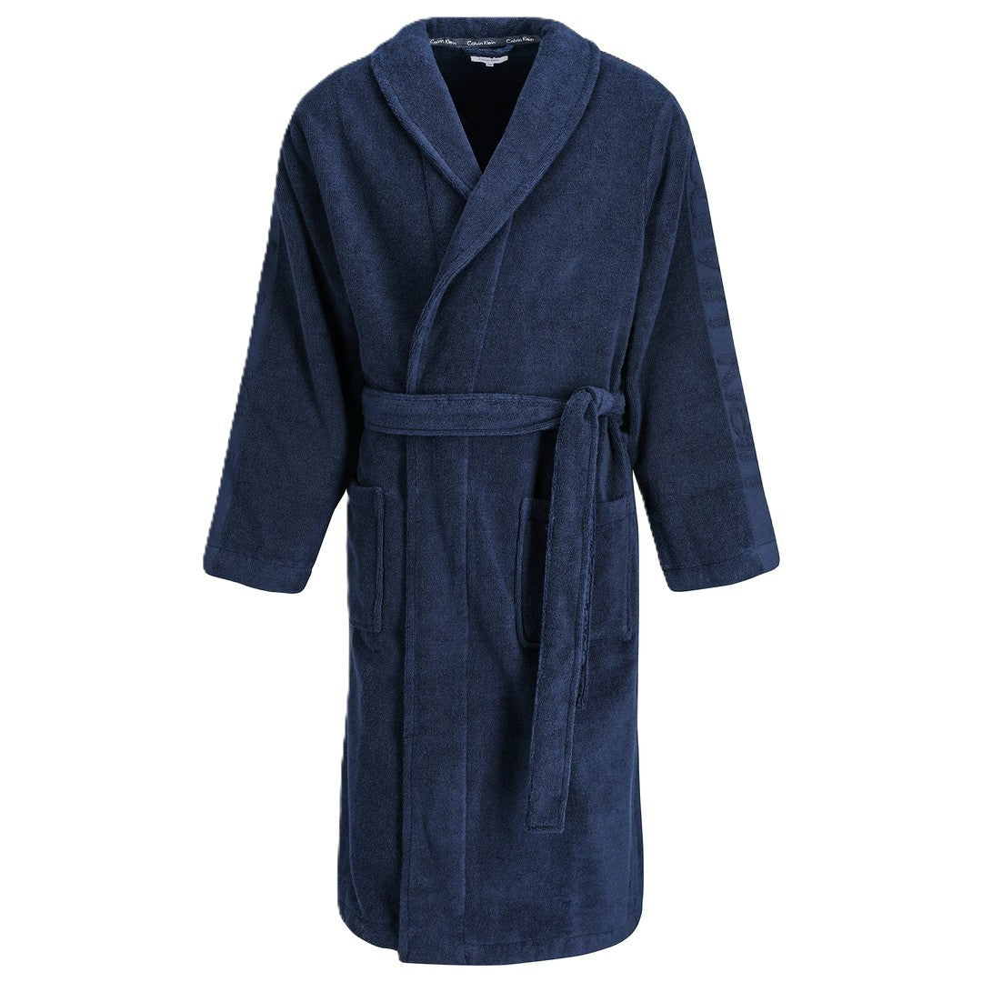 Calvin Klein Accappatoio Uomo in Spugna Logato
