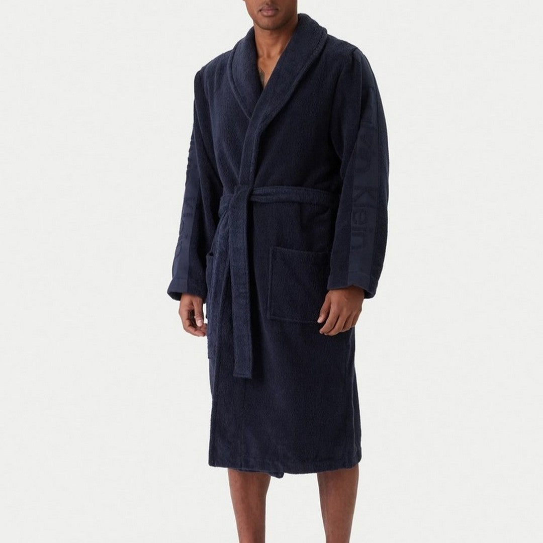 Calvin Klein Accappatoio Uomo in Spugna Logato