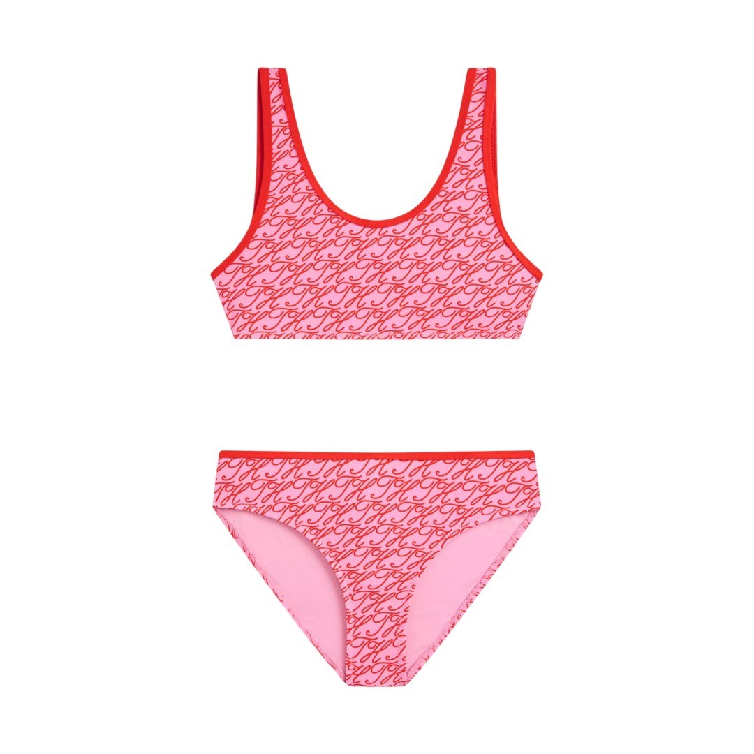 Tommy Hilfiger Kids Bikini Bambina Script All Over - UG0UG00837-0JZ