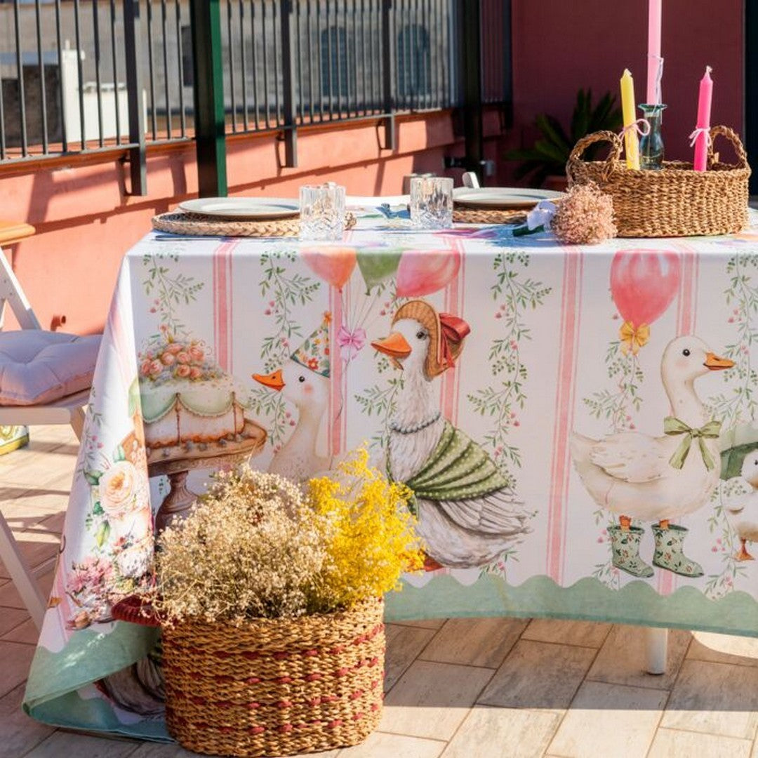 Maestri Cotonieri Home Tovaglia da Tavola in Cotone Paperina
